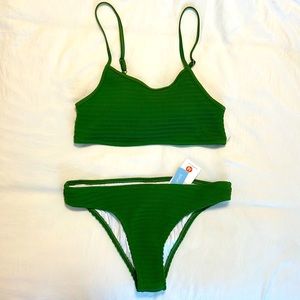 hp✨ribbed cupshe bikini set | medium